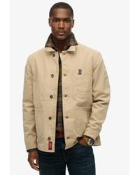 Superdry - The Merchant Store- Canvas Worker Jacket - Lyst