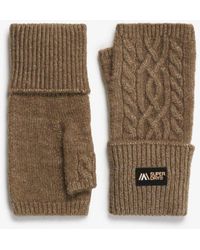 Superdry - & Co Cable Luxe Handwarmer Gloves - Lyst