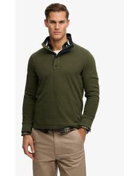 Superdry - & Co Cotton Classics Jersey Half Zip Sweatshirt - Lyst