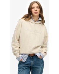 Superdry - Venue Metallic Relaxed Hoodie - Lyst