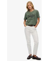 Superdry - & Co Embellished Vintage Logo Relaxed T-shirt - Lyst