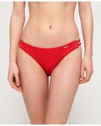 Superdry - Alice Textured Cupped Bikini Bottoms - Lyst