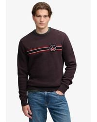 Superdry - & Co Outdoor Stripe Logo Relaxed Sweatshirt - Lyst
