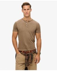 Superdry - Short Sleeve Grandad Top - Lyst