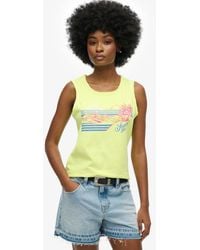 Superdry - & Co Outdoor Stripe Scoop Neck Tank Top - Lyst