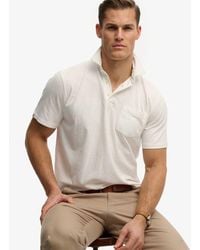 Superdry - & Co Classic Cotton Linen Polo Shirt - Lyst