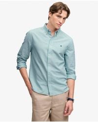 Superdry - & Co Classic Oxford Long Sleeve Shirt - Lyst