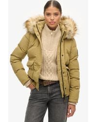 Superdry - Everest Slim Fit Hooded Puffer Bomber Jacket - Lyst