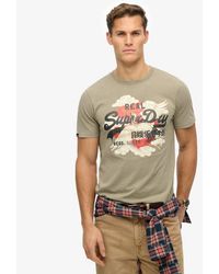 Superdry - & Co Vintage Logo Tokyo Relaxed T-shirt - Lyst