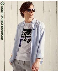 Superdry - Organic Cotton Classic University Oxford Shirt - Lyst