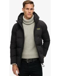 Superdry - & Co Fully Lined Logo Embroidered Hooded Boxy Puffer Jacket - Lyst