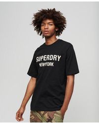 Superdry - Luxe Sport T-shirt Met Losse Pasvorm - Lyst