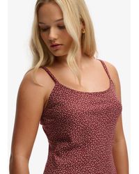 Superdry - & Co Printed Cami Mini Dress - Lyst