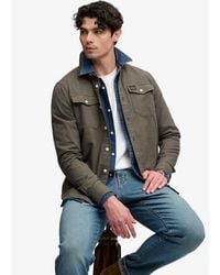 Superdry - Herringbone Workwear Shirt - Lyst
