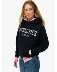 Superdry - Femme Sweat À Capuche Athletic Essentials Coupe Décontractée Taille - Lyst