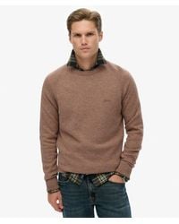 Superdry - & Co Wool Blend Jumper - Lyst