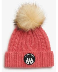Superdry - & Co Cable Luxe Knit Beanie Hat - Lyst