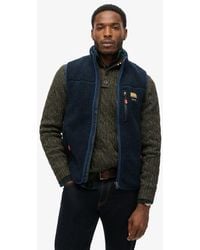Superdry - & Co Outdoor Fleece Gilet - Lyst