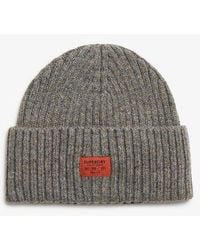 Superdry - Workwear Nep Knitted Beanie - Lyst