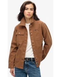 Superdry - Embroidered Chore Jacket - Lyst