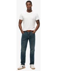 Superdry - & Co Organic Cotton Vintage Slim Straight Jeans - Lyst