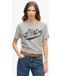 Superdry - & Co Slim Fit Graphic Print Cotton T-shirt - Lyst