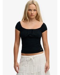 Superdry - & Co Athletic Essentials Ruched Top - Lyst