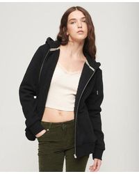 Superdry - Essential Borg Lined Zip Hoodie - Lyst