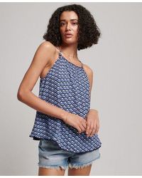 Superdry - Halter Beach Cami Top - Lyst