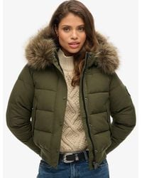 Superdry - Everest Hooded Bomber Jas - Lyst