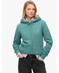 Superdry - & Co Essential Borg Lined Zip Hoodie - Lyst