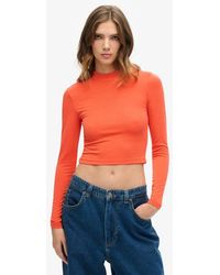 Superdry - & Co Long Sleeve Open Back Top - Lyst