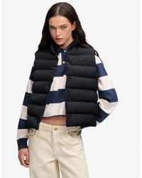 Superdry - Padded Snap Gilet - Lyst
