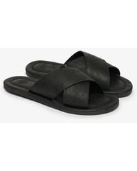 Superdry - & Co Vintage Cross Strap Slides - Lyst
