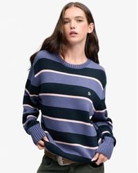 Superdry - Oversized Stripe Jumper - Lyst