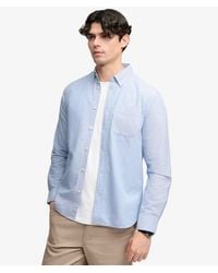Superdry - & Co Mix Match Oxford Long Sleeve Shirt - Lyst