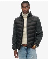 Superdry - Veste rembourrée hybride en maille storm - Lyst