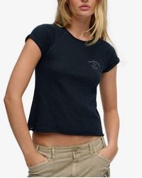Superdry - & Co Athletic Essentials Slub Graphic T-shirt - Lyst