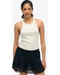 Superdry - & Co Essential Logo Racer Vest Top - Lyst