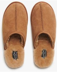 Superdry - & Co Classic Suede Mule Slippers - Lyst