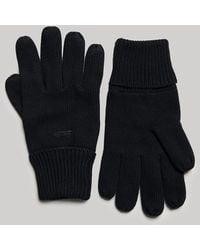 Superdry - & Co Classic Ribbed Vintage Logo Gloves - Lyst