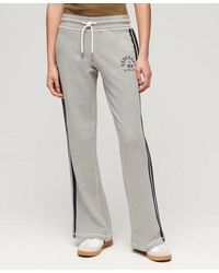 Superdry - Athletic Essentials Stripe Flare jogger - Lyst