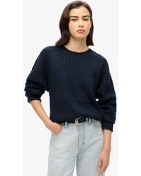 Superdry - & Co Brushed Crew Neck Jumper - Lyst
