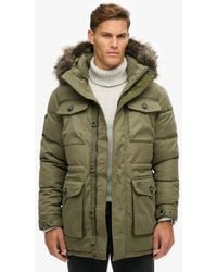 Superdry - & Co Chinook Faux Fur Parka Coat - Lyst