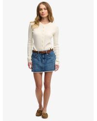 Superdry - & Co Denim Mini Skirt - Lyst