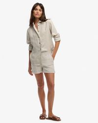 Superdry - & Co Mid Rise Linen Shorts - Lyst