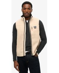 Superdry - & Co Outdoor Fleece Gilet - Lyst