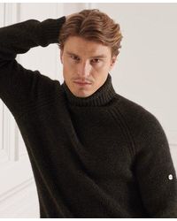 superdry peterson roll neck jumper