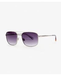 Superdry - Square Metal Aviator Sunglasses - Lyst