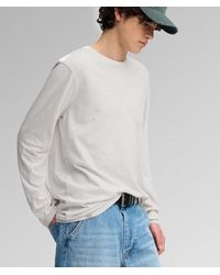 Superdry - & Co Cotton Linen Long Sleeve Pocket Top - Lyst